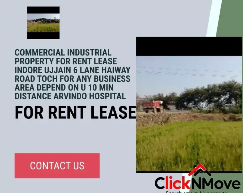 2,47,000 Sq. Ft. Commercial Land Available for Rent/Lease at Indore–Ujjain Road, Indore