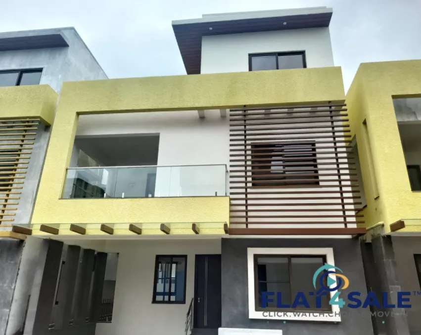Luxurious 4 BHK Row Villa House for Sale in Shriram Chirping Grove, Sarjapur Road, Bengaluru